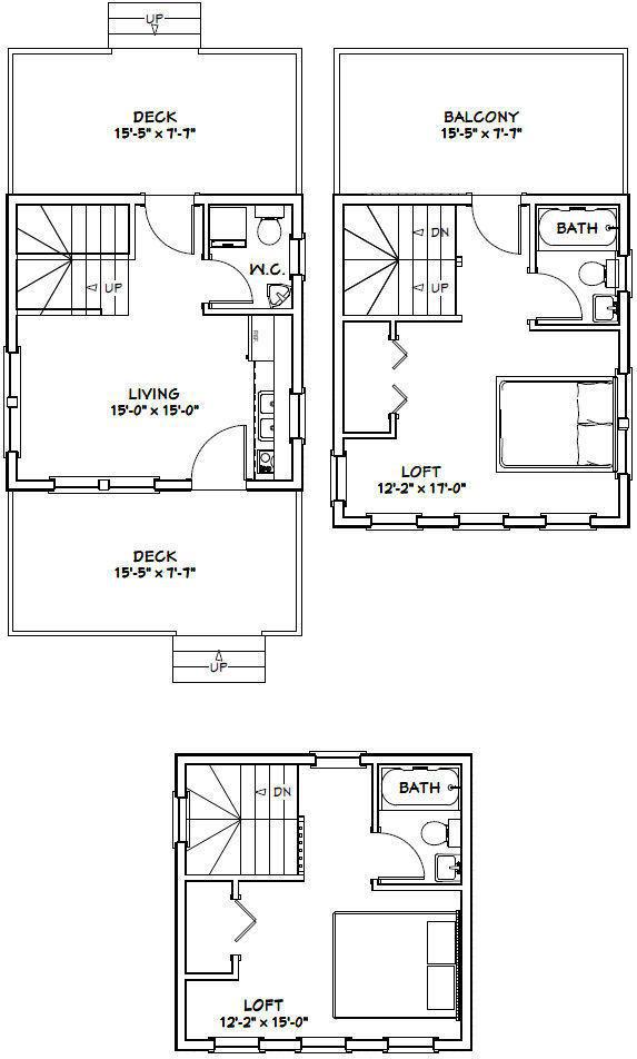 30 X 40 Arched Cabin Floor Plans