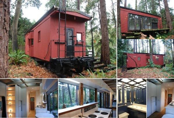 boxcar rail tiny house