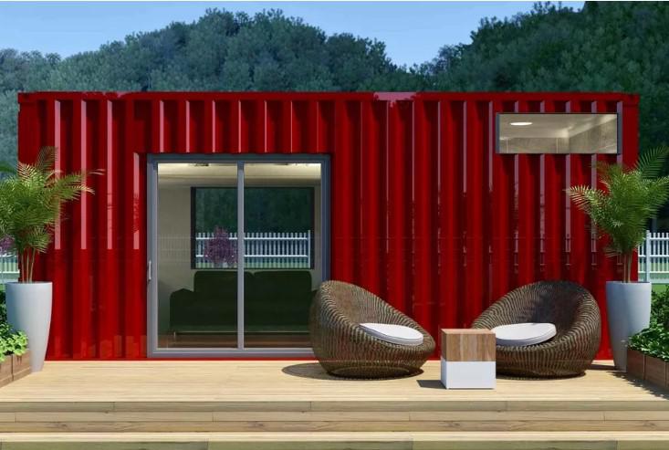 small shipping container home