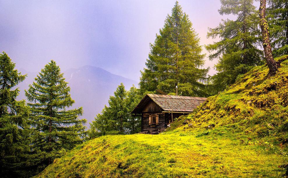 Tiny house on foundations